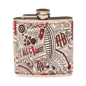 Promos Leather Wrapped Flask