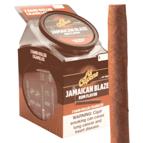 Al Capone Cigarillos Jamaican Blaze Non-Filtered Bowl 3.25x20 Natural 60 gói 2 120 điếu