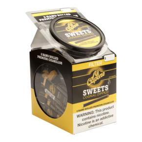 Al Capone Cigarillos Sweets Filtered Bowl 3.5x20 Natural 60 gói 2 120 điếu