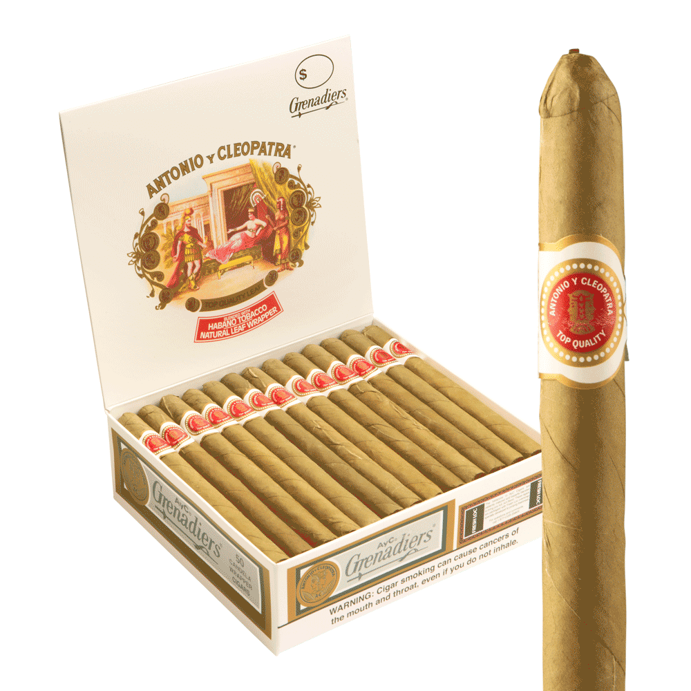 Antonio y Cleopatra Grenadiers 6.25x33 Candela hộp 50