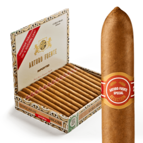 Arturo Fuente Curly Head Deluxe 6.5x44 Natural hộp 25