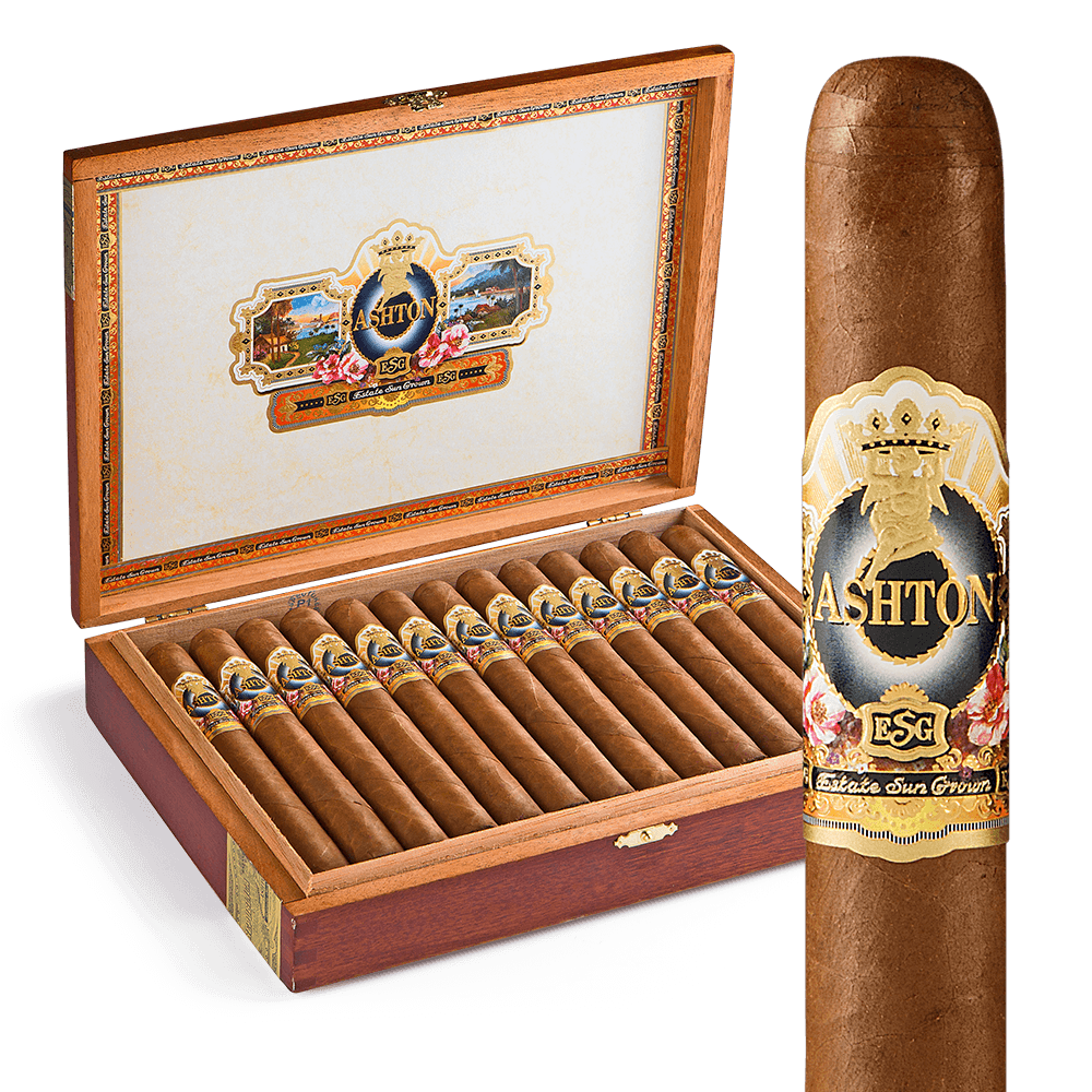 Ashton Estate Sungrown 24 Year Salute 6.62x46 Natural hộp 25