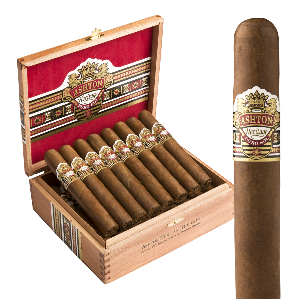 Ashton Heritage Puro Sol Robusto 5.5x50 EMS hộp 25