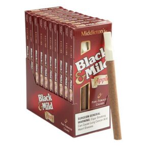 Black & Mild Cigars Apple 5x30 Natural 10 gói 5 50 điếu