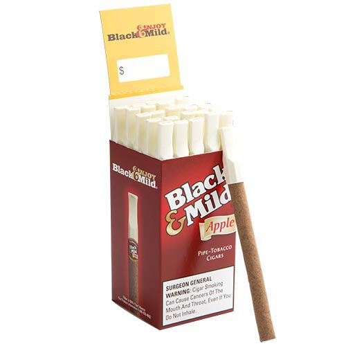 Black & Mild Cigars Apple 5x30 Natural hộp 25