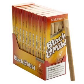 Black & Mild Cigars Wood Tip Jazz 5x30 Natural 10 gói 5 50 điếu