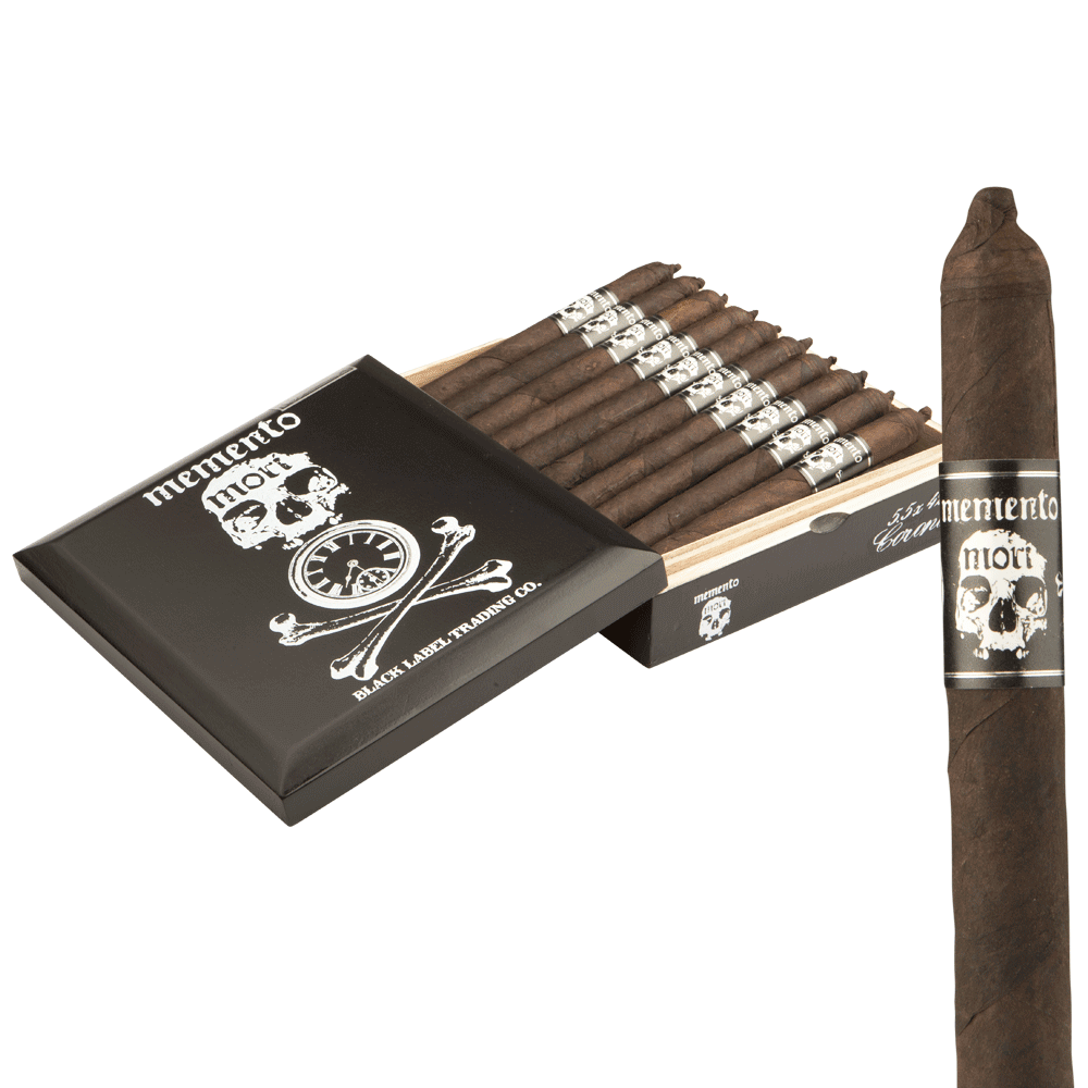 Black Label Trading Co. Memento Mori Corona 5.5x42 Maduro hộp 20