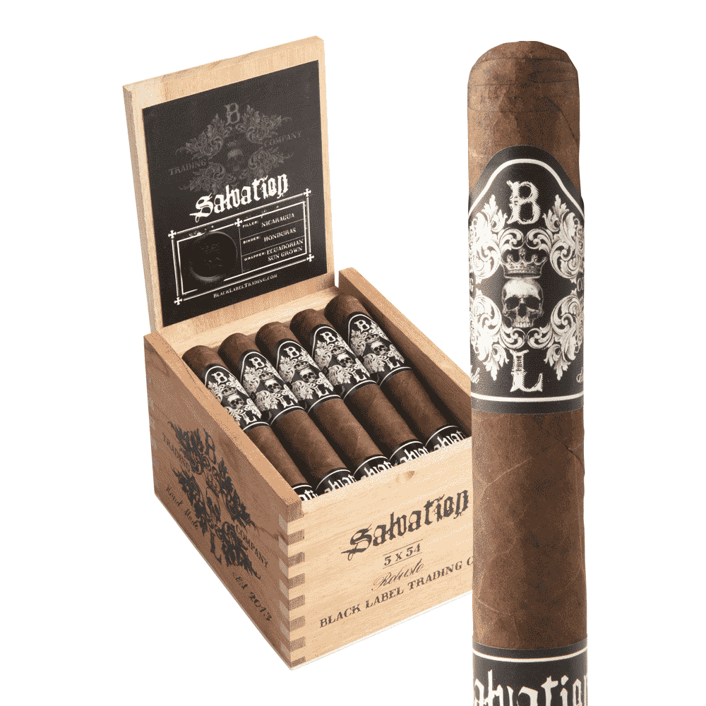 Black Label Trading Co. Salvation Robusto 5x54 Natural hộp 20