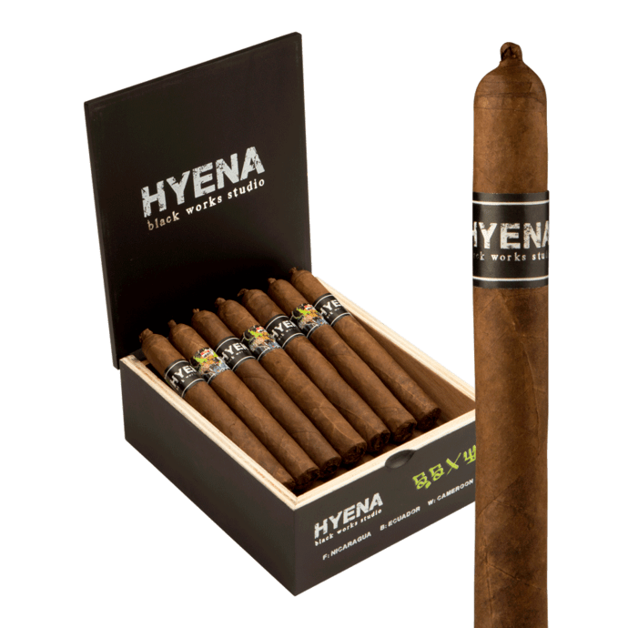 Black Works Studio Hyena Corona Gorda 5.5x46 Maduro hộp 20