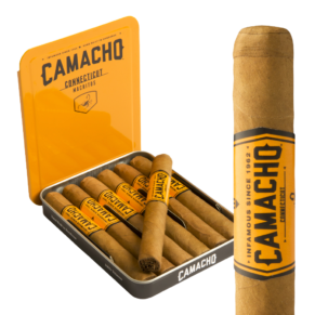 Camacho Connecticut Machitos 4x32 Natural 5 hộp thiếc 6 30 điếu