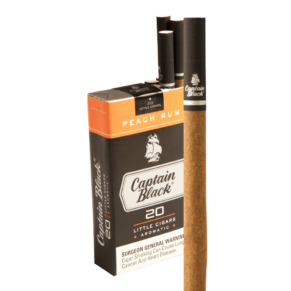 Captain Black Little Cigars Peach Rum 3.75x20 Natural 10 gói 20 200 điếu