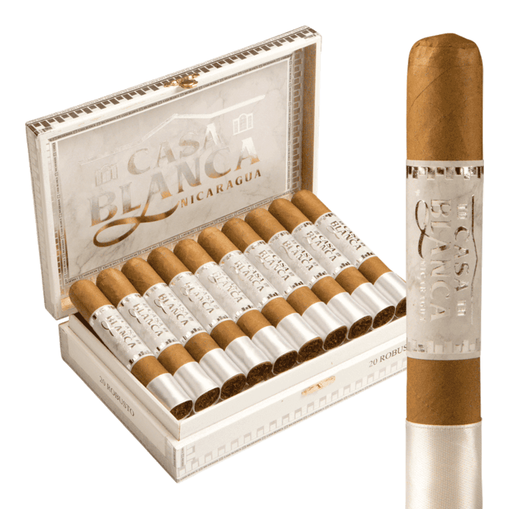 Casa Blanca Nicaragua Robusto Natural 5x52 Natural hộp 20