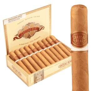 Chateau Real Robusto Crystal Deluxe 5x50 Natural hộp 20