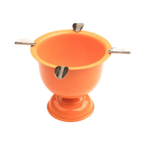 Cigar Ashtrays 4 Stirrup Tall Stinky Ashtray Orange