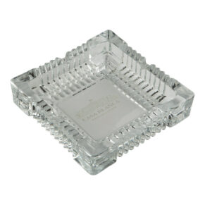 Cigar Ashtrays Casa Blanca Logo Glass Square