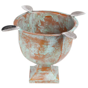 Cigar Ashtrays Copper Patina 4 Stirrup Box Pressed Stinky Ashtray