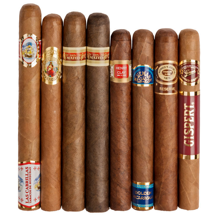 Cigar Samplers Honduran Luxury 8-Cigar Assortment hộp 8
