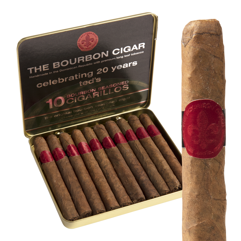 The Bourbon Cigars Cigarillos 4x28 EMS 10 hộp thiếc 10 100 điếu