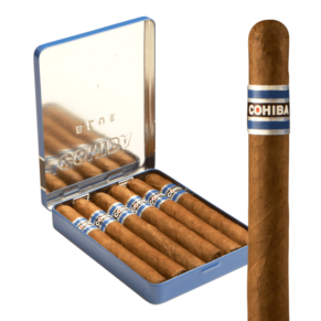 Cohiba Blue Pequeno Tin 5/6 4.19x36 EMS 5 hộp thiếc 6 30 điếu