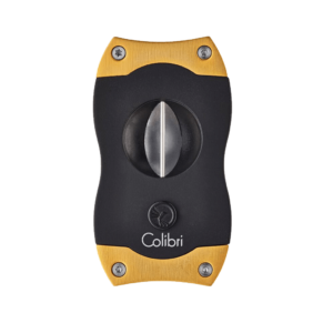 Colibri Cigar Cutters Black & Gold V-Cut