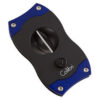 Colibri Cigar Cutters Blue & Black V-Cut