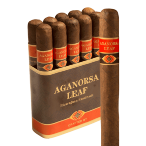 Crafted by Aganorsa Leaf Toro 6x52 Maduro bó 10