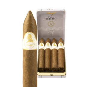 Davidoff Winston Churchill Belicoso 4.5x46 EMS hộp thiếc 4