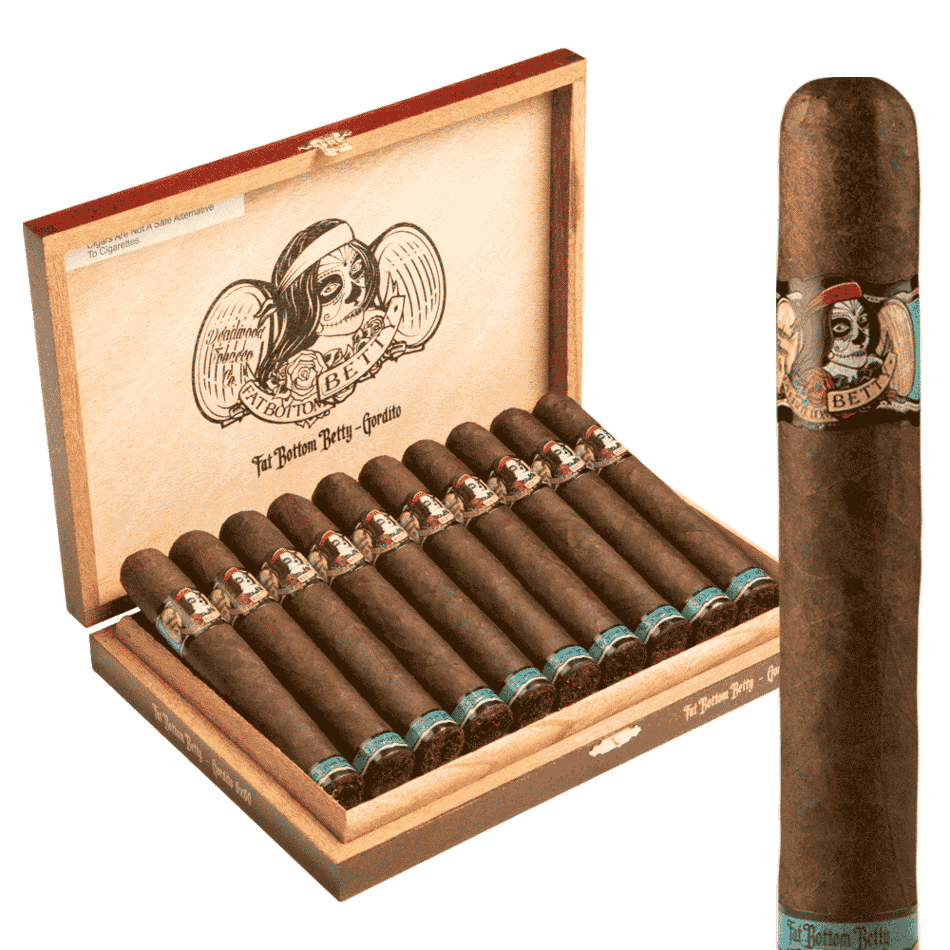 Deadwood Tobacco Co. Fat Bottom Betty Gordito 6x60 Maduro hộp 10