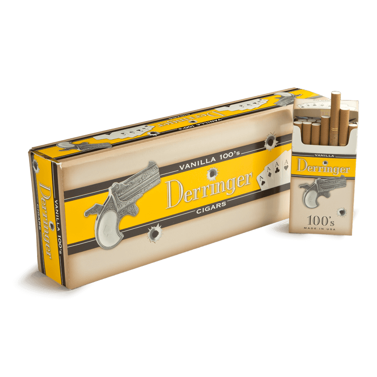 Derringer Filtered Cigars Vanilla 3.88x20 Natural 10 gói 20 200 điếu