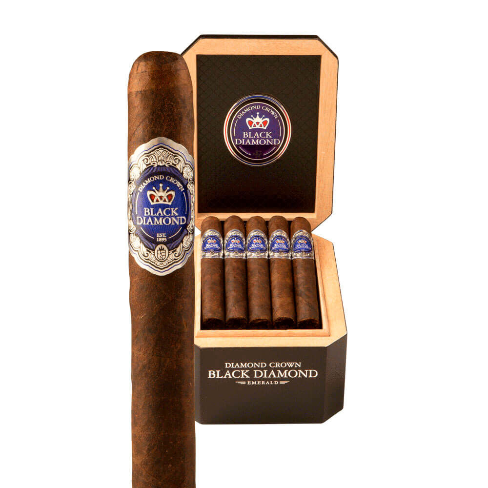Diamond Crown Black Diamond Emerald 6x52 Maduro hộp 20