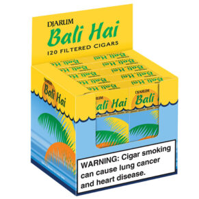 Djarum Filtered Cigars Bali Hai 3.5x20 Natural 10 gói 12 120 điếu