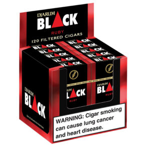 Djarum Filtered Cigars Ruby Black Cherry 3.5x20 Maduro 10 gói 12 120 điếu