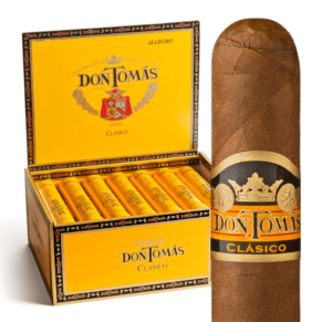 Don Tomas Clasico Allegro Tube 5.5x50 Natural hộp 20 ống nhôm