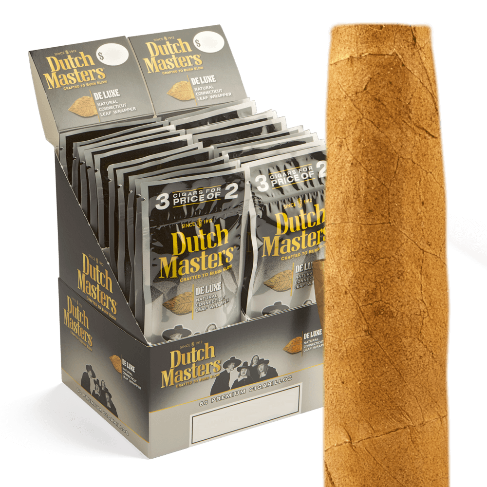 Dutch Masters Cigarillos De Luxe 4.5x28 Natural 20 gói 3 60 điếu