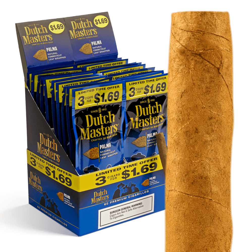 Dutch Masters Cigarillos Palma 4.5x28 Natural 20 gói 3 60 điếu