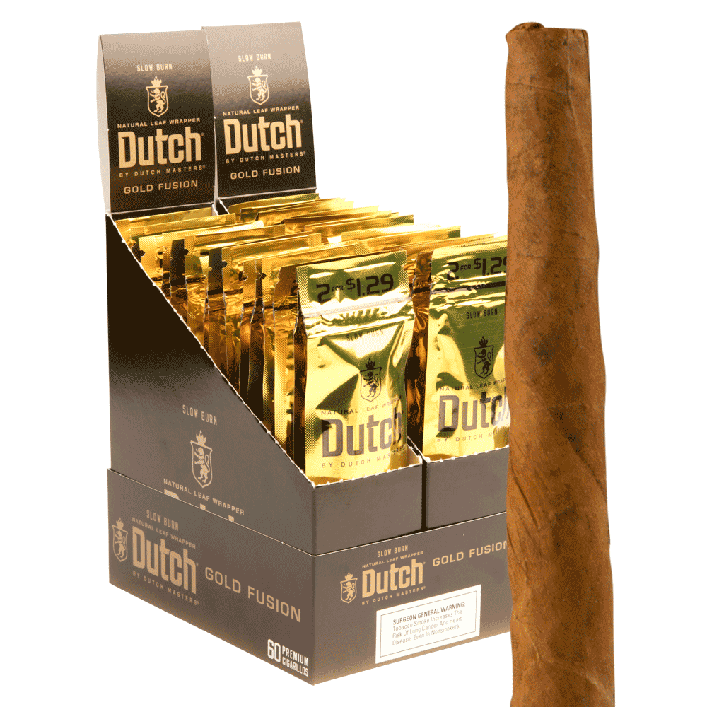 Dutch Masters Gold Fusion 4.5x28 Natural 30 gói 2 60 điếu