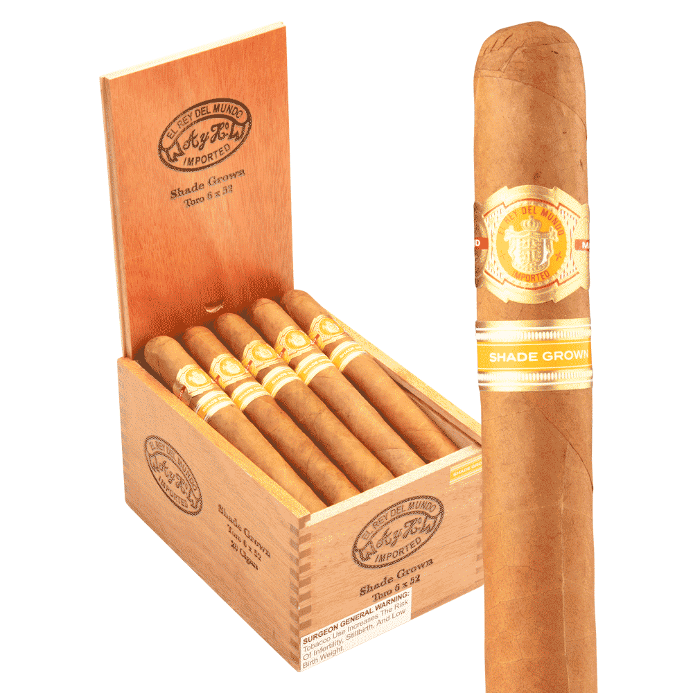 El Rey del Mundo Shade Grown Toro 6x52 EMS hộp 20