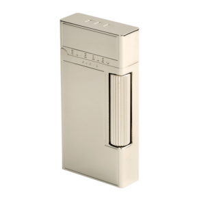 Elie Bleu Cigar Lighters Wide Cigar Flame Mirror Finish Platinum