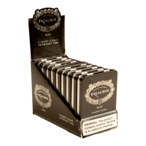 Excalibur Black Shorts 4x38 Maduro 10 hộp thiếc 5 50 điếu
