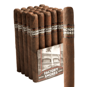 Factory Smokes by Drew Estate Churchill Maduro 7x50 Maduro bó 25