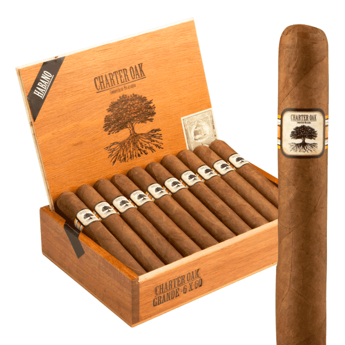 Foundation Charter Oak Habano Grande 6x60 EMS hộp 20