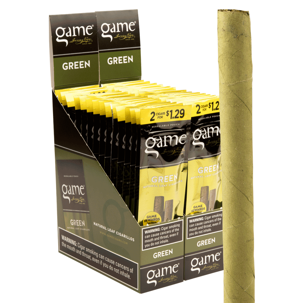 Garcia y Vega Game Cigarillo Green 4.31x27 Candela 30 gói 2 60 điếu