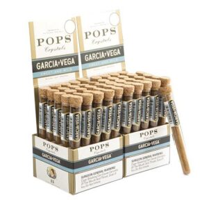 Garcia y Vega Pops Crystals 3.75x23 Natural 2 Upright boxes 50 điếu