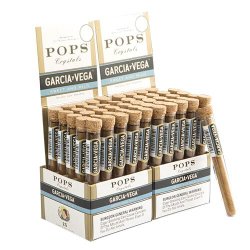 Garcia y Vega Pops Crystals 3.75x23 Natural 2 Upright boxes 50 điếu