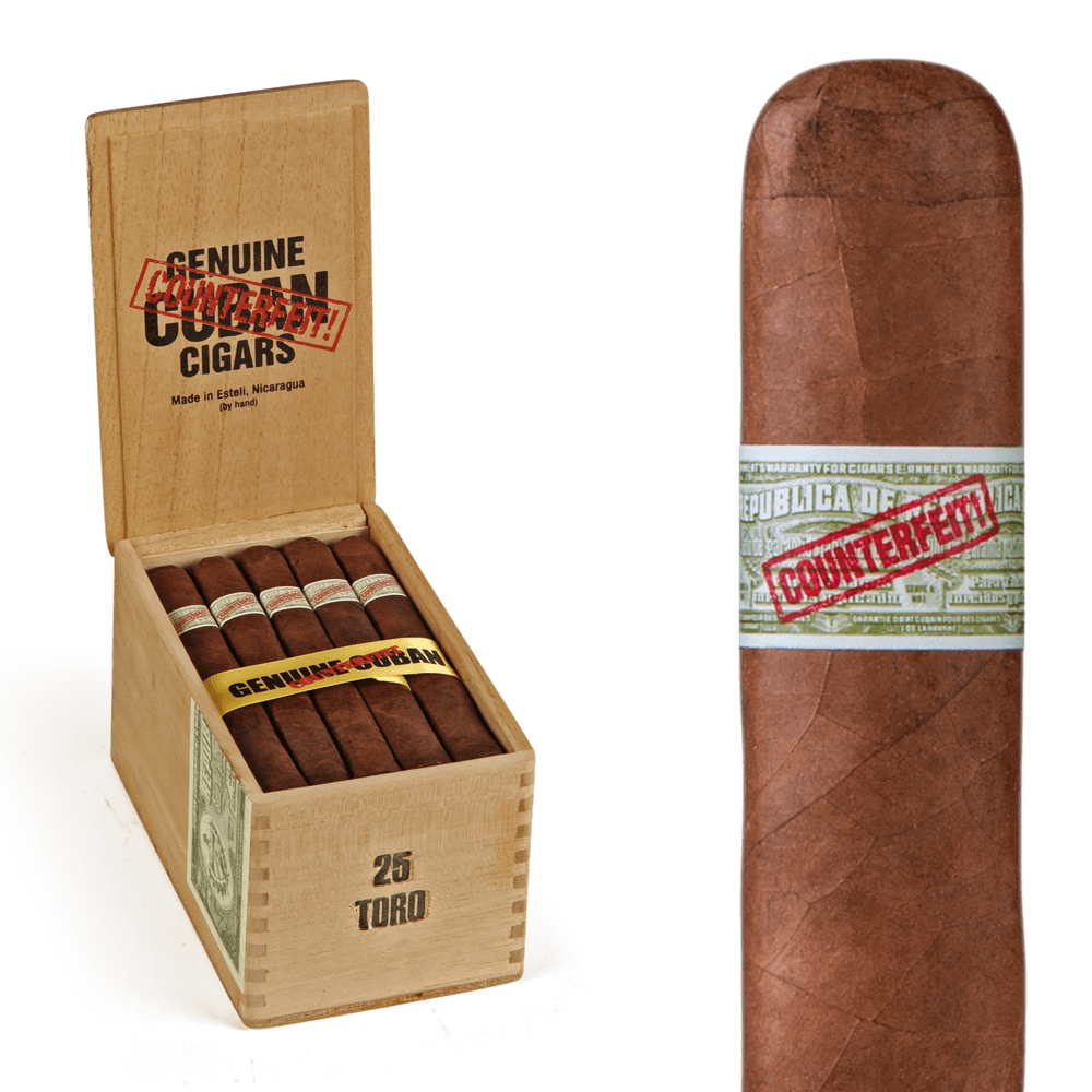 Genuine Counterfeit Cuban Lonsdale 6.75x42 EMS hộp gỗ tuyết tùng 25