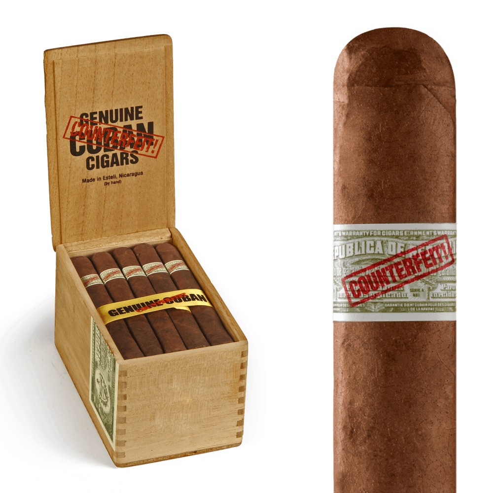 Genuine Counterfeit Cuban Perfecto 4.75x52 EMS hộp gỗ tuyết tùng 25