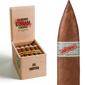 Genuine Counterfeit Cuban Torpedo 6x54 EMS hộp gỗ tuyết tùng 25