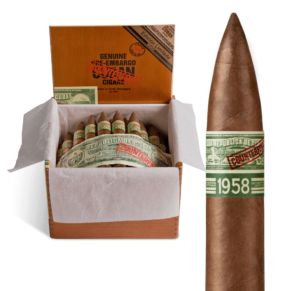 Genuine Pre-Embargo Counterfeit Cuban 1958 Belicoso Figurado 6x54 EMS hộp gỗ tuyết tùng 50