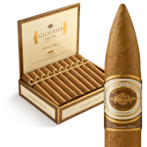Gilberto Oliva Reserva Blanc Torpedo 6x52 Natural hộp 20