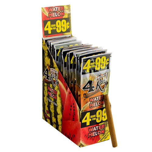 Good Times 4 K's Cigarillos Watermelon 4.25x28 Natural 15 gói 4 60 điếu